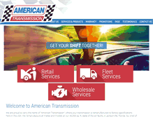 Tablet Screenshot of americantransmission.com